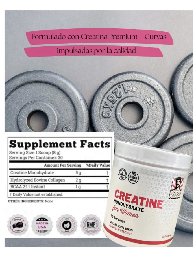 50% Off!  CREATINA™ For Women I Energía, Ánimo y Bienestar Femenino
