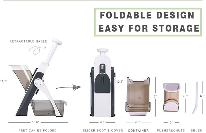 RALLADOR CORTADOR DE VERDURA Y FRUTAS - Durango™