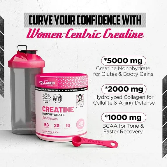 50% Off!  CREATINA™ For Women I Energía, Ánimo y Bienestar Femenino