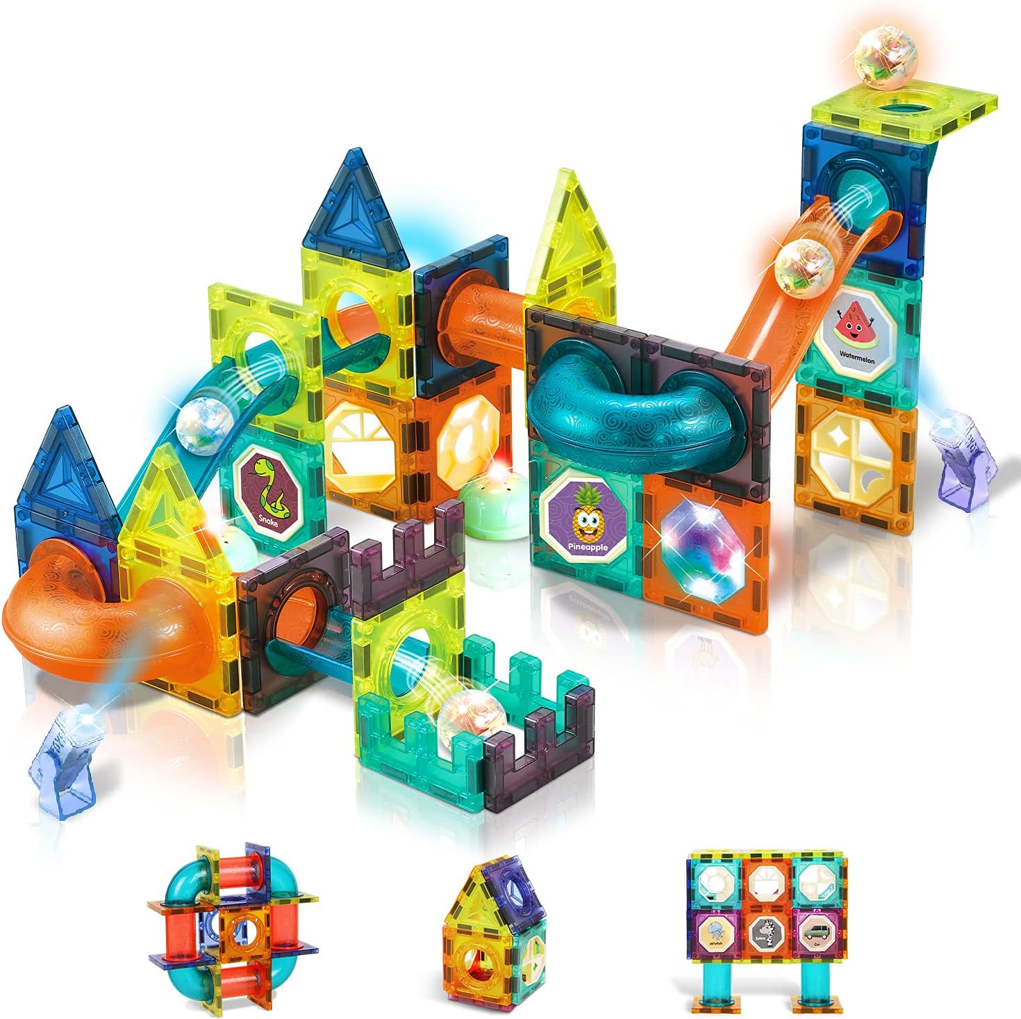 JUEGO DE 40 PCS BLOQUES MAGNETICOS