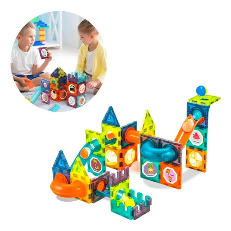 JUEGO DE 40 PCS BLOQUES MAGNETICOS