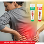 Kit Dolor Muscular Crema Parches espalda